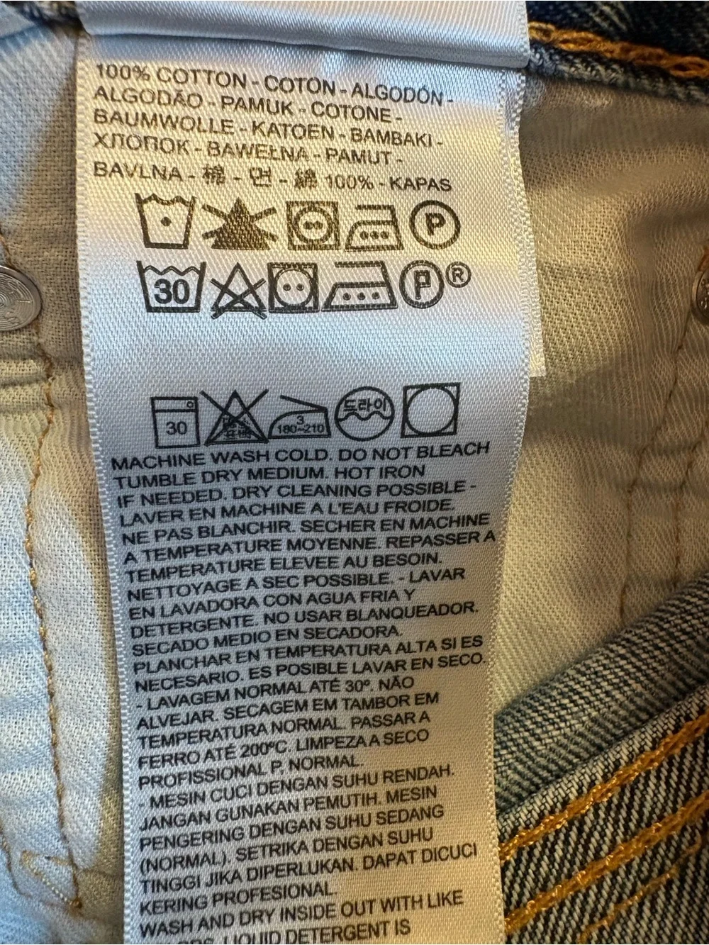 Classic Men's Levi’s 505 Regular Fit Straight-Leg Jeans Light Wash 34x32